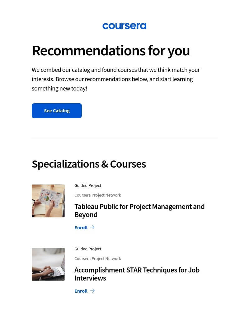 Coursera example