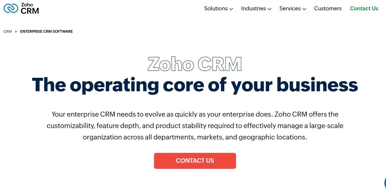 Zoho CRM
