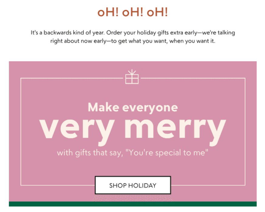 Warm and helpful early emails example