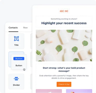Step 1: Create stunning email templates in minutes