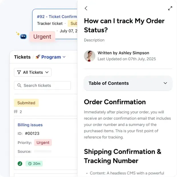 Support automation