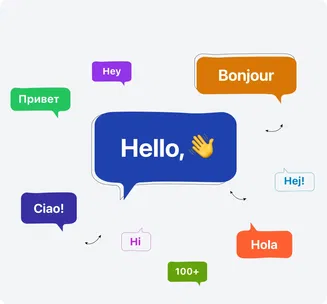 Support in multiple languages