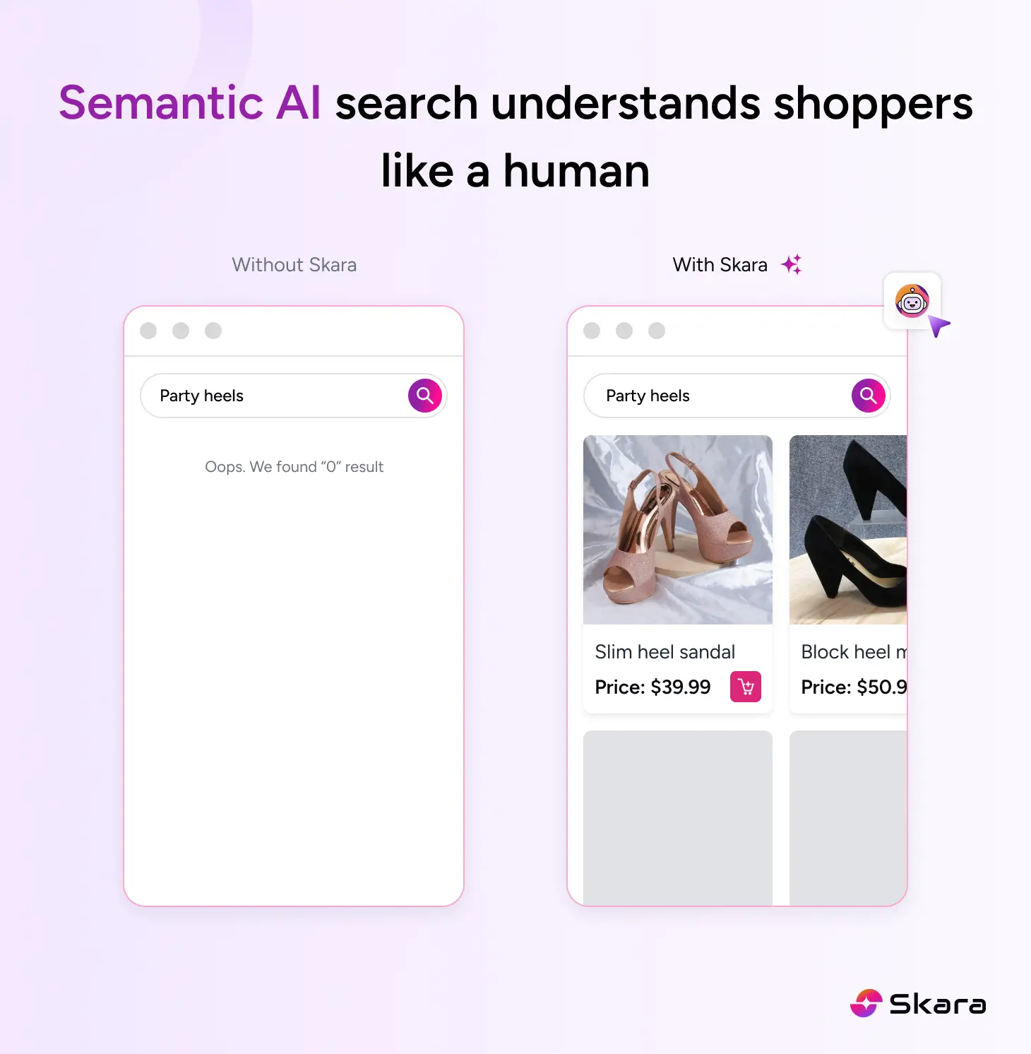 Semantic AI search with NLP