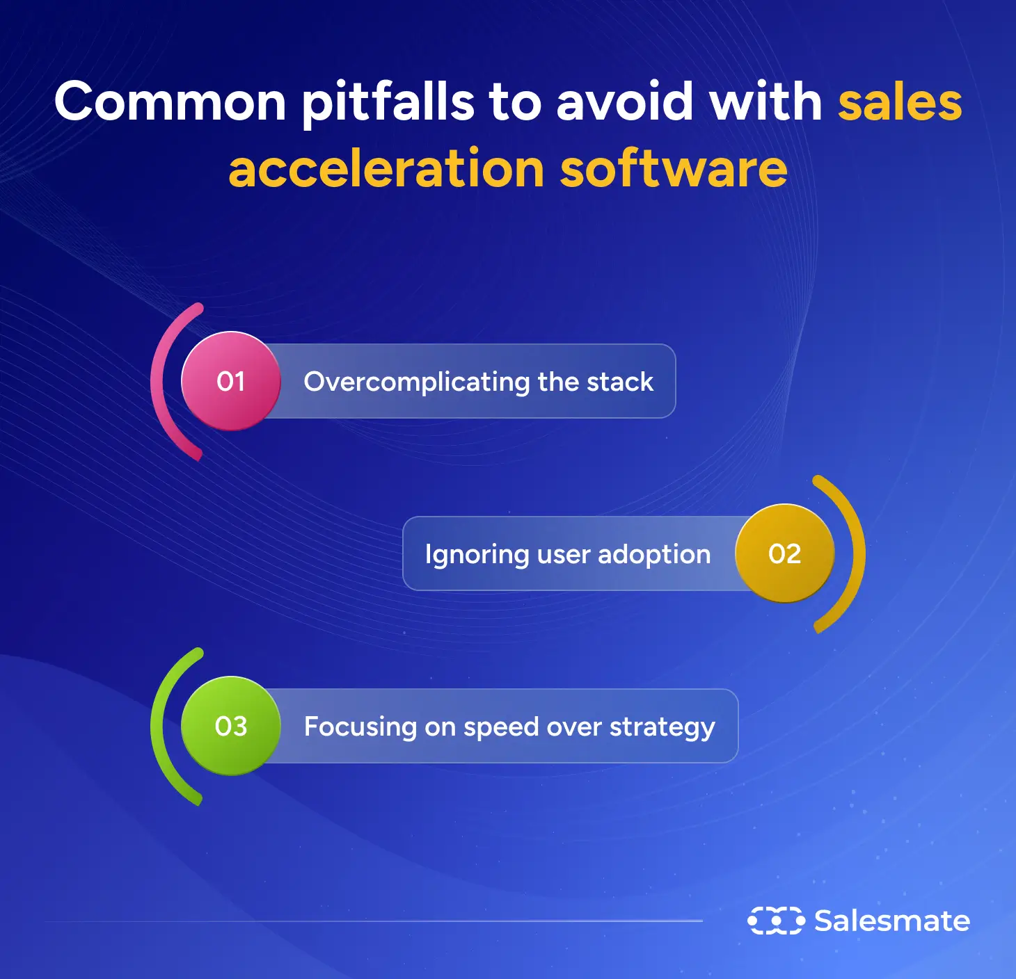 Common pitfalls to avoid with sales acceleration software