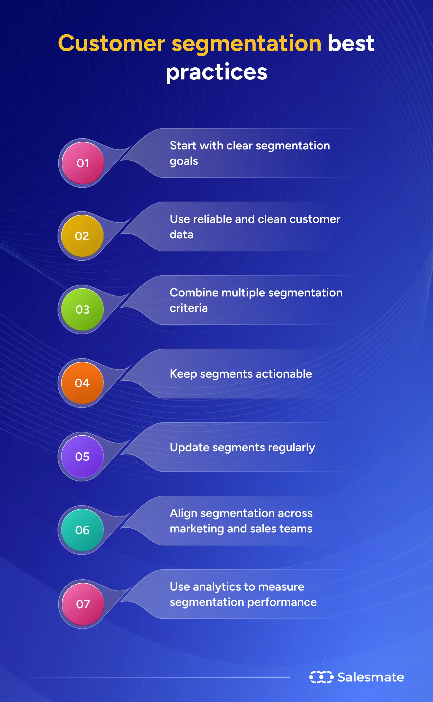 Customer segmentation best practices