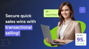 How does transactional selling drive faster revenue growth? 