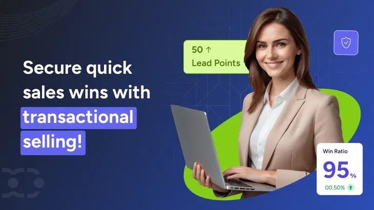 How does transactional selling drive faster revenue growth?