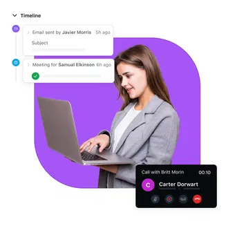 Turn contacts into deals with contact management software