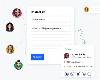 Turn website traffic into warm leads