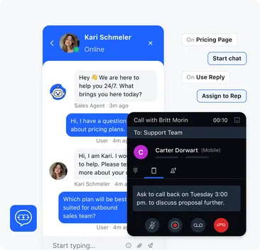 Unified communication channels for sales teams!
