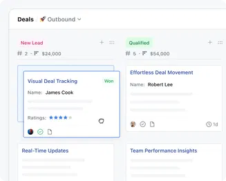 Visual pipelines for seamless sales tracking