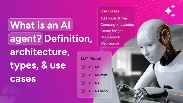 What is an AI agent? Definition, architecture, types, & use cases