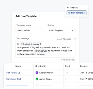 Work smart with pre-crafted templates