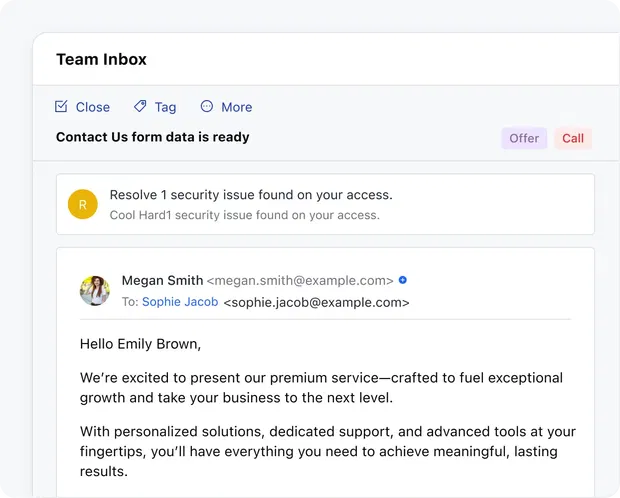 Keep conversations clear, connected, and contextual Keep conversations clear, connected, and contextual