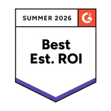 G2 Summer 2026 Best Estimated ROI award for Salesmat G2 Summer 2026 Best Estimated ROI award for Salesmat
