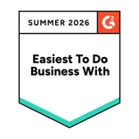 G2 Summer 2026 Easiest To Do Business With award for Salesmate G2 Summer 2026 Easiest To Do Business With award for Salesmate
