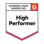 G2 Summer 2026 High Performer award for Salesmate G2 Summer 2026 High Performer award for Salesmate