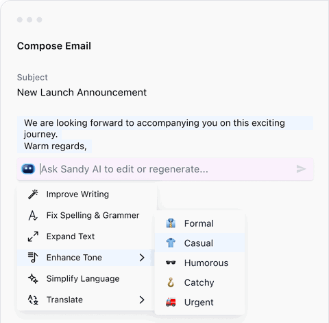 Leverage AI for emails Leverage AI for emails