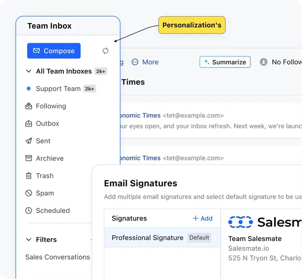 Manage Shared Team Inboxes your way Manage Shared Team Inboxes your way