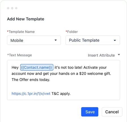 Personalized text messages for everyone Personalized text messages for everyone
