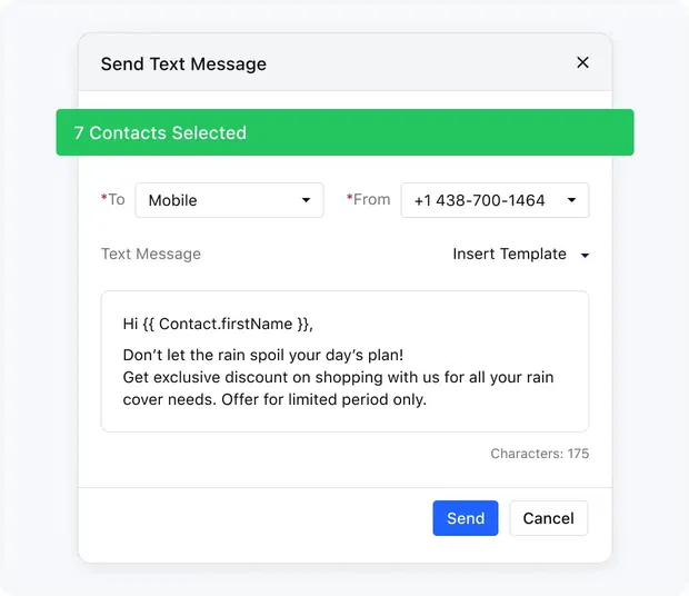 Send promos, reminders, and ask quick questions Send promos, reminders, and ask quick questions