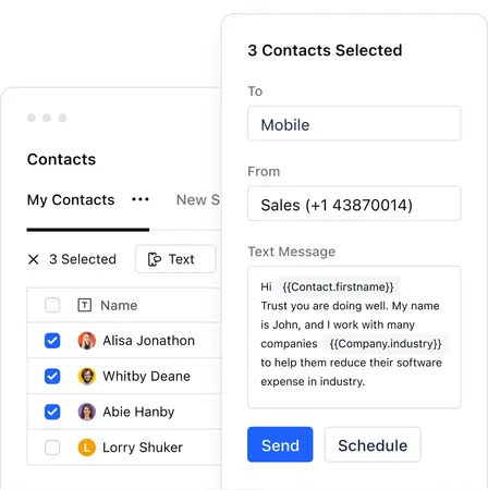 Send text campaigns to targeted audiences Send text campaigns to targeted audiences