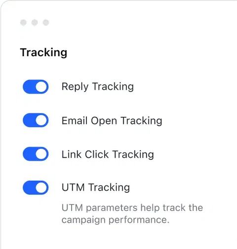 Track behavior Track behavior